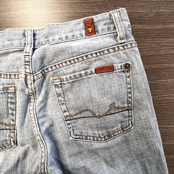 7 FOR ALL MANKIND Blue Denim Jeans - Picture 8 of 8